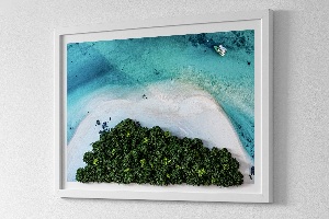 Machový obraz na stenu Azúrová pláž