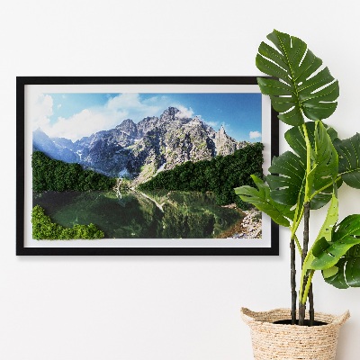 Machový obraz Tatry Morskie Oko