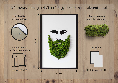 Machový obraz Bedra s bradou