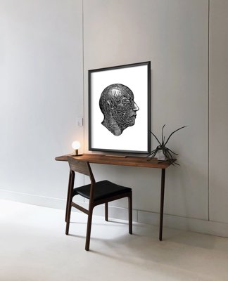 Poster Anatomické odtlačky nervov hlavy