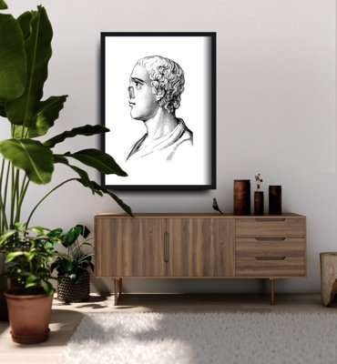 Poster Anatomické potlače na nose