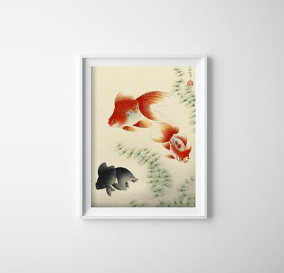 Poster na stenu Zlatá rybka Ono Bakufu