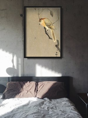 Plagát Vták a pavúk na konári od Ohary Koson