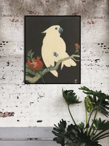 Poster Papagáj od Ohara Koson