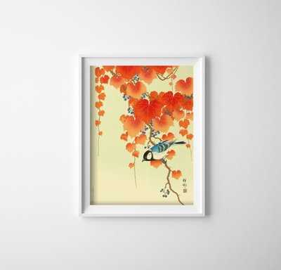 Plagát na stenu Bird od Ohara Koson