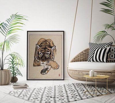 Poster na stenu Tiger od Yoshida Toshiho