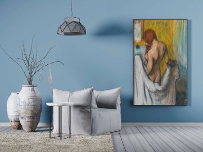 Poster Žena s uterákom Edgar Degas