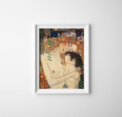 Plagát Gustav Klimt matka a dieťa