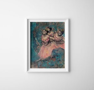 Poster Traja tanečníci od Edgara Degasa