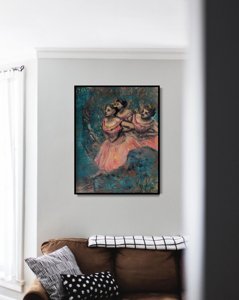 Poster Traja tanečníci od Edgara Degasa