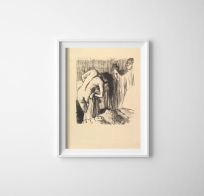 Plagát na stenu Edgar Degas po kúpaní