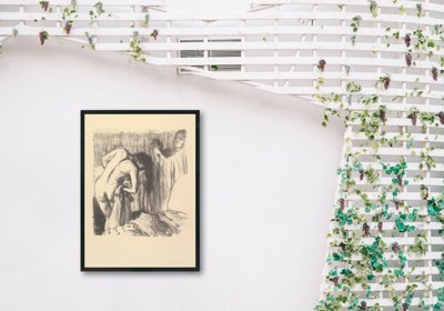 Plagát na stenu Edgar Degas po kúpaní