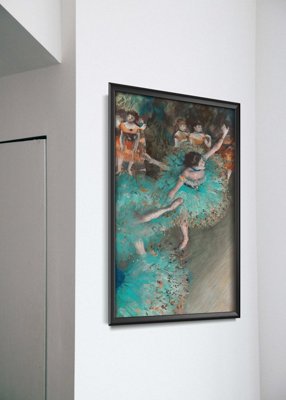 Poster na stenu Edgar Degas zelený tanečník