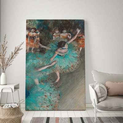 Poster na stenu Edgar Degas zelený tanečník