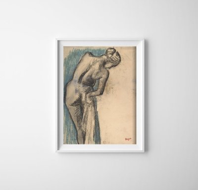 Plagát Edgar Degas Séria The Bather