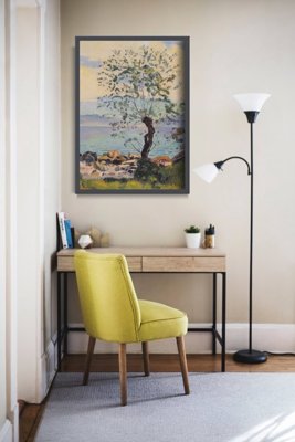 Poster Vŕba na jazere Ferdinand Hodler