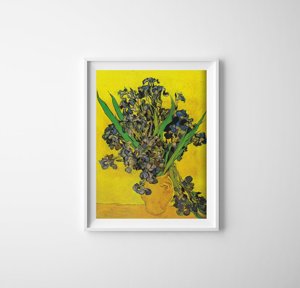 Retro plagát Van Goghove Irises