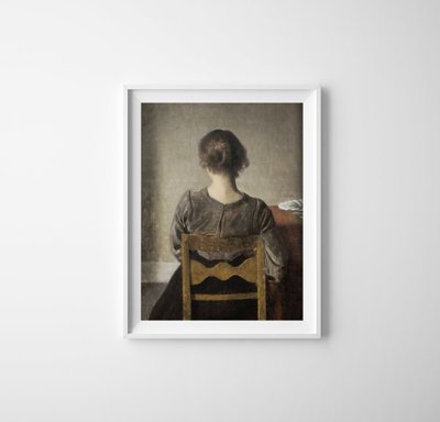 Poster na stenu Odpočinok Wilhelma Hammershoi