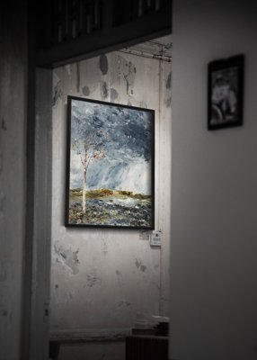 Poster August Strindberg Björken Breza I