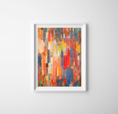 Plagát do izby Medzi vertikálami František Kupka