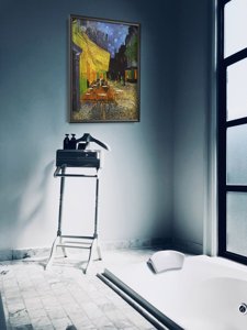 Plagát do obývačky Terasa kaviarne v noci Vincent Van Gogh