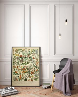 Poster Kvety od Adolphe Millota