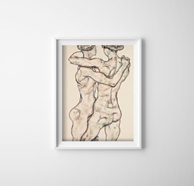 Plagát na stenu Egon Schiele nahé dievčatá