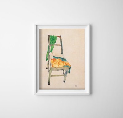 Retro plagát Dve vreckovky Egon Schiele