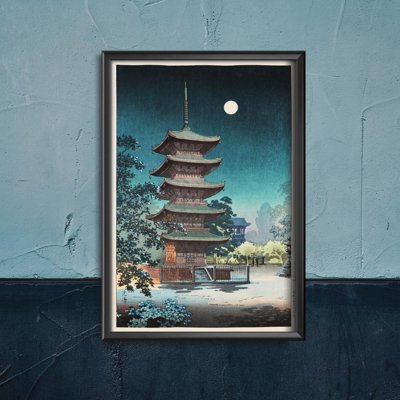 Plagát Asakusa Kinryusan od Tsuchiya Koitsu