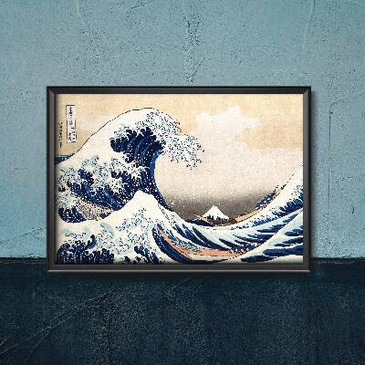 Plagát do obývačky Veľká vlna v Kanagawa Katsushika Hokusai