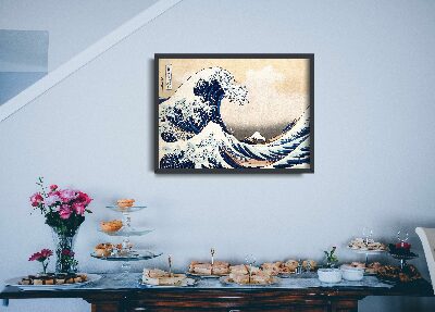 Plagát do obývačky Veľká vlna v Kanagawa Katsushika Hokusai
