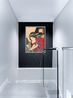 Plagát Žena si umýva ruky Tsukioka Yoshitoshi Ukiyo-e