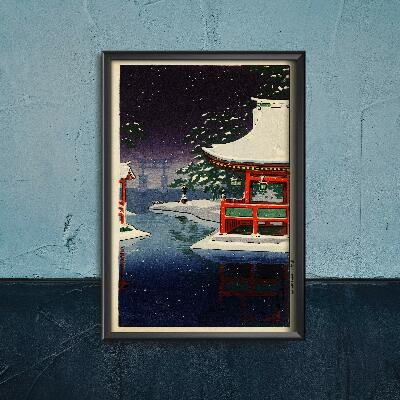 Plagát na stenu Miyajima do snehovej búrky Tsuchiya
