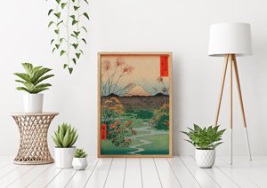 Poster na stenu Planina Otsuki v provincii Kai