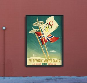 Plagát VI Zimné olympijské hry v Osle