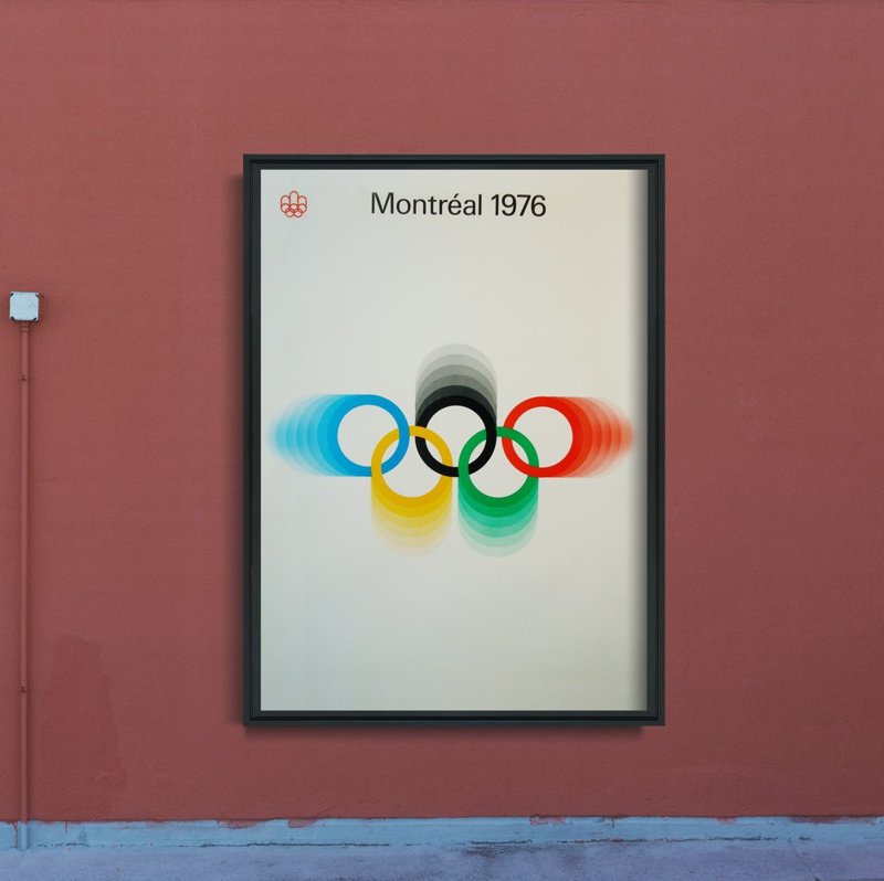 Plagát do obývačky Olympijské hry v Montreale