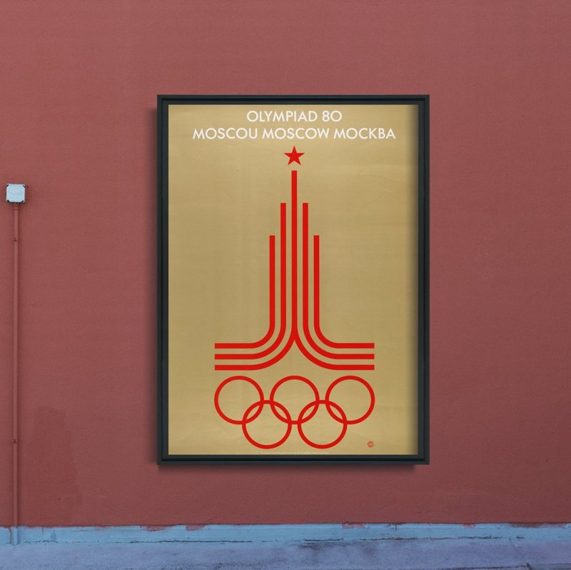 Plagát Plagát pre olympijské hry v Moskve