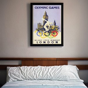 Retro plagát Olympijské hry v Londýne