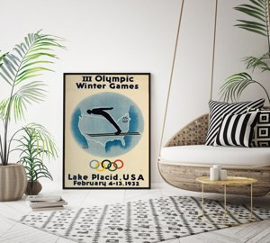 Plagát do izby Zimné olympijské hry v Lake Placid