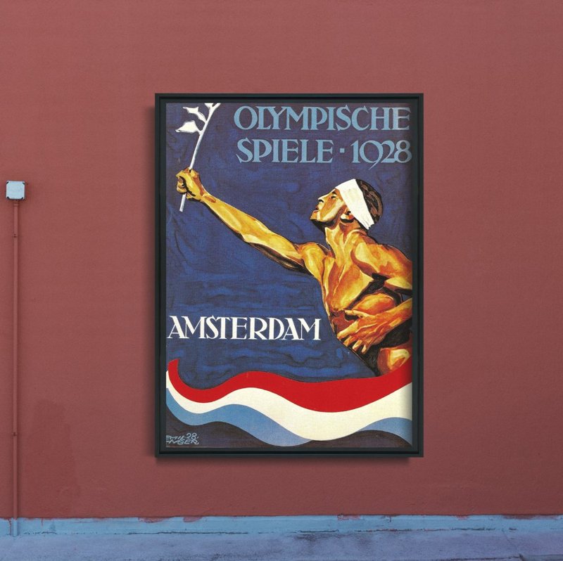 Plagát Olympijské hry v Amsterdame