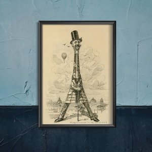 Plagát na stenu Gustave Eiffel