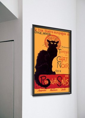 Retro plagát Rodolphe Salis Le Chât Noir
