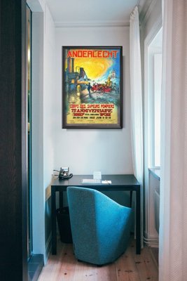 Poster Retro hasič