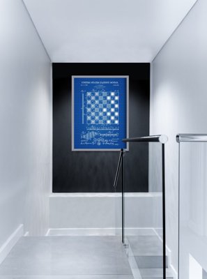 Poster Dáma a šachovnica Truskoski Patenet
