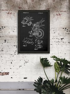 Poster na stenu Patent VW Beetle
