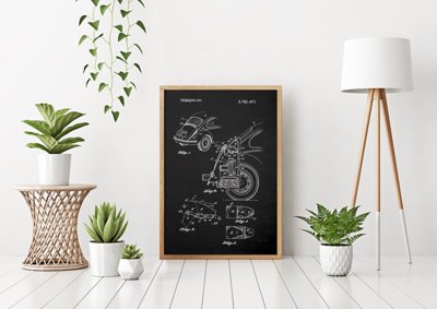 Poster na stenu Patent VW Beetle