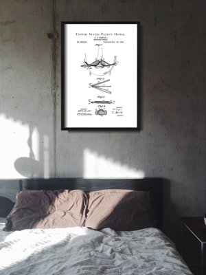 Plagát na stenu Natáčka na fúzy Burgio Americký patent