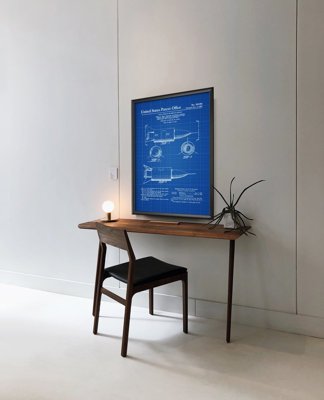 Poster na stenu Patent Spojených štátov amerických na vesmírne vozidlo