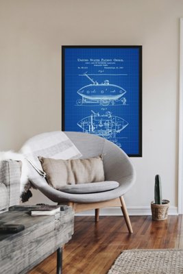 Plagát Americký patent na ponorku