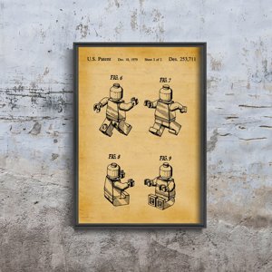 Poster na stenu Najlepšia kolekcia Lego